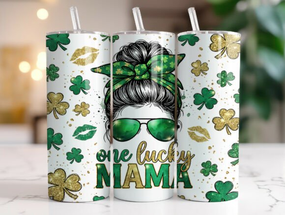 One Lucky Mama St. Patrick’s Tumbler