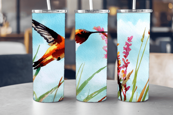 Painted Hummingbird Tumbler